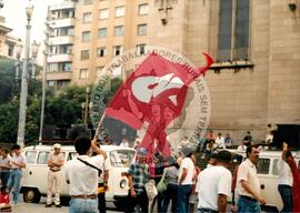 Ato da CUT (São Paulo (Estado), mar. 1992) [fotografia] / Fotógrafo(a) : [sem autoria]. -- Ref.: BR-SPMST_MST-SN-CIN_AMP_000751-004909-CSS.