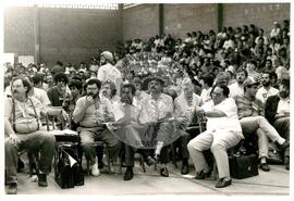 Assembléia no Acampamento "Zumbi dos Palmares" do MST (Passos Maia-SC, [sem data]) [fotografia] / Fotógrafo(a) : Dirceu P. Vieira. -- Ref.: BR-SPMST_MST-SN-CIN_AMP_000145-001084-ACS.