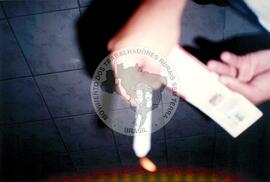 Reunião do Coletivo Nacional de Comunicação (São Paulo-SP, jul. 2001) [fotografia] / Fotógrafo(a) : Letícia Barqueta. -- Ref.: BR-SPMST_MST-SN-CIN_AMP_001940-014598-ACS.