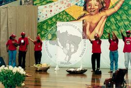 Encontro de Jovens do MST, na Ucicamp, 3o (Campinas-SP, 14 fev. 2001) [fotografia] / Fotógrafo(a) : Paulo Augusto. -- Ref.: BR-SPMST_MST-SN-CIN_AMP_000901-006629-ENJ.