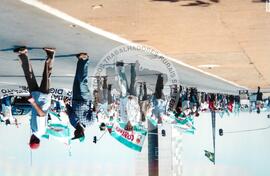 Mobilização em Brasília durante a Jornada Nacional "Acampamento Nacional Eldorado dos Carajás" (Brasília-DF, 03 set. 2001) [fotografia] / Fotógrafo(a) : Gildo Aguiar. -- Ref.: BR-SPMST_MST-SN-CIN_AMP_001918-014382-SJM.