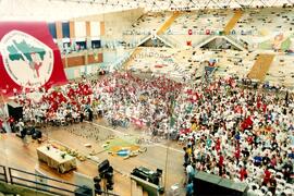 Encontro de Jovens do MST, na Ucicamp, 3o (Campinas-SP, 14 fev. 2001) [fotografia] / Fotógrafo(a) : Douglas Mansur ; João Zinclar. -- Ref.: BR-SPMST_MST-SN-CIN_AMP_000902-006661-ENJ.