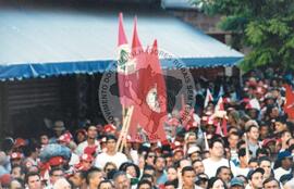 Manifestação (São Paulo-SP, [sem data]) [fotografia] / Fotógrafo(a) : Arquivo MST. -- Ref.: BR-SPMST_MST-SN-CIN_AMP_000410-002381-AMT.