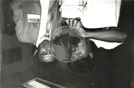 Ailton Krenak (São Paulo (Estado), 31 mai. 1986) [fotografia] / Fotógrafo(a) : Augusto Nazário. -- Ref.: BR-SPMST_MST-SN-CIN_AMP_001436-011661-PER.