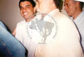 Encontro de Diolinda com personalidades no presídio Carandiru (São Paulo-SP, nov. 1995) [fotografia] / Fotógrafo(a) : [sem autoria] ; Renata Jubram. -- Ref.: BR-SPMST_MST-SN-CIN_AMP_000670-003805-ARV.