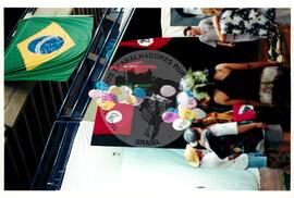 Encontro de Jovens do MST, na Ucicamp, 3o (Campinas-SP, 14 fev. 2001) [fotografia] / Fotógrafo(a) : Douglas Mansur. -- Ref.: BR-SPMST_MST-SN-CIN_AMP_000907-006985-ENJ.