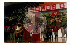 Encontro de Jovens do MST, na Ucicamp, 2o (Campinas-SP, 18 fev. 2000) [fotografia] / Fotógrafo(a) : Milene Medeiros. -- Ref.: BR-SPMST_MST-SN-CIN_AMP_000899-006506-ENJ.