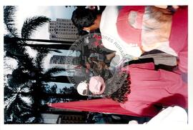 Marcha Sem Terra contra a prisão de 6 trabalhadores (São Paulo-SP, mar. 2000) [fotografia] / Fotógrafo(a) : Joaquim Duarte. -- Ref.: BR-SPMST_MST-SN-CIN_AMP_001426-011568-MAC.