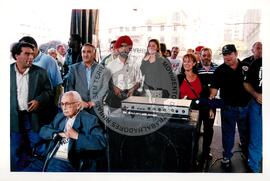 Mobilização no 1º de Maio (São Paulo (Estado), 01 mai. 1999) [fotografia] / Fotógrafo(a) : Douglas Mansur. -- Ref.: BR-SPMST_MST-SN-CIN_AMP_000394-002190-AMT.