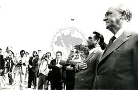 Manifestação contra visita do presidente de El Salvador (El Salvador, 20 jun. 1986) [fotografia] / Fotógrafo(a) : Regina Vilela. -- Ref.: BR-SPMST_MST-SN-CIN_AMP_001066-008633-RIT.
