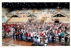 Encontro de Jovens do MST, na Ucicamp, 3o (Campinas-SP, 14 fev. 2001) [fotografia] / Fotógrafo(a) : Douglas Mansur. -- Ref.: BR-SPMST_MST-SN-CIN_AMP_000907-006953-ENJ.