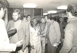 Depoimento na Comissão de Direitos Humanos na Assembléia Legislativa (Porto Alegre-RS, 1984) [fotografia] / Fotógrafo(a) : Arquivo MST. -- Ref.: BR-SPMST_MST-SN-CIN_AMP_000660-003711-ARV.