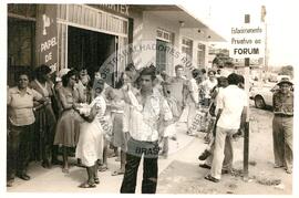 Audiência de posseiros (Paraná, 10 out. 1983) [fotografia] / Fotógrafo(a) : [sem autoria]. -- Ref.: BR-SPMST_MST-SN-CIN_AMP_000655-003681-ARV.
