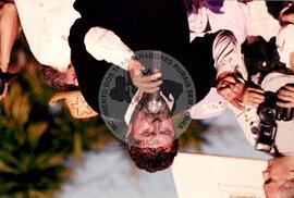 Luís Inácio Lula da Silva (Brasil, [sem data]) [fotografia] / Fotógrafo(a) : Arquivo MST ; Carlos Carvalho ; Clóvis Ferreira ; Douglas Mansur ; Olivio Lamas ; Volnei Malfoy ; Regina Vilela ; Folha Imagem ; . -- Ref.: BR-SPMST_MST-SN-CIN_AMP_001623-012363-PER.