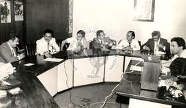 Depoimento na Comissão de Direitos Humanos na Assembléia Legislativa (Porto Alegre-RS, 1984) [fotografia] / Fotógrafo(a) : Arquivo MST. -- Ref.: BR-SPMST_MST-SN-CIN_AMP_000660-003704-ARV.