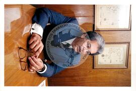 Carlos Bandeira de Melo [PUC, professor] (Brasil, [sem data]) [fotografia] / Fotógrafo(a) : Douglas Mansur. -- Ref.: BR-SPMST_MST-SN-CIN_AMP_001470-011805-PER.