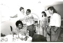 Conferência Internacional Terra, Ecologia e Dívida Externa (Espírito Santo, mai. 1992) [fotografia] / Fotógrafo(a) : Douglas Mansur. -- Ref.: BR-SPMST_MST-SN-CIN_AMP_001159-010053-RIT.