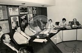 Depoimento na Comissão de Direitos Humanos na Assembléia Legislativa (Porto Alegre-RS, 1984) [fotografia] / Fotógrafo(a) : Arquivo MST. -- Ref.: BR-SPMST_MST-SN-CIN_AMP_000660-003697-ARV.