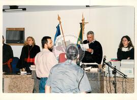 José Rainha Jr. (Brasil, [sem data]) [fotografia] / Fotógrafo(a) : Arquivo MST ; Bernado Magalhães ; Celso Maldes ; Delfim Vieira ; Douglas Mansur ; Eni Nantes da Cruz ; Luis Filho ; Juan Pezzuto ; Sérgio Cardoso. -- Ref.: BR-SPMST_MST-SN-CIN_AMP_001280-010695-LID.