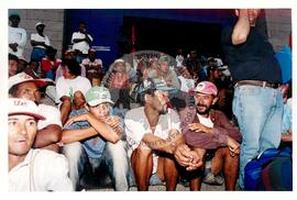 Marcha Sem Terra contra a prisão de 6 trabalhadores (São Paulo-SP, mar. 2000) [fotografia] / Fotógrafo(a) : Joaquim Duarte. -- Ref.: BR-SPMST_MST-SN-CIN_AMP_001425-011501-MAC.