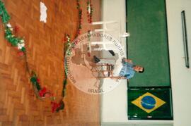 Curso de Relações Internacionais no Centro de Formação Roseli Nunes (São Paulo (Estado), set. 2001) [fotografia] / Fotógrafo(a) : Arquivo MST. -- Ref.: BR-SPMST_MST-SN-CIN_AMP_000856-005682-CUR.