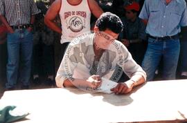 Curso de Militantes de Base do Conesul, 3o (Glória dos Dourados-MS, 02 a 05 mai.) [fotografia] / Fotógrafo(a) : Arquivo MST. -- Ref.: BR-SPMST_MST-SN-CIN_AMP_000860-005731-CUR.