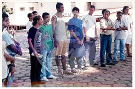 Plenária no Encontro Nacional de Militantes da Comunicação (Ribeirão Preto-SP, 02 dez. 2002) [fotografia] / Fotógrafo(a) : Leticia Barqueta. -- Ref.: BR-SPMST_MST-SN-CIN_AMP_000953-007567-ENC.
