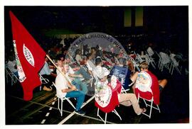Encontro de Jovens do MST, na Ucicamp, 3o (Campinas-SP, 14 fev. 2001) [fotografia] / Fotógrafo(a) : Douglas Mansur. -- Ref.: BR-SPMST_MST-SN-CIN_AMP_000907-006927-ENJ.