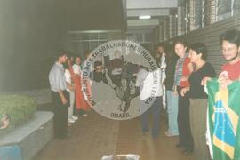 Curso de Relações Internacionais no Centro de Formação Roseli Nunes (São Paulo (Estado), set. 2001) [fotografia] / Fotógrafo(a) : Arquivo MST. -- Ref.: BR-SPMST_MST-SN-CIN_AMP_000856-005697-CUR.