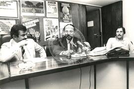Depoimento na Comissão de Direitos Humanos na Assembléia Legislativa (Porto Alegre-RS, 1984) [fotografia] / Fotógrafo(a) : Protássio Nenê ; Ednir M. Santos. -- Ref.: BR-SPMST_MST-SN-CIN_AMP_000661-003715-ARV.