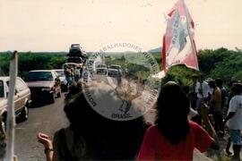 Congresso Nacional do MST, 3o (Distrito Federal (Brasil), 25 jul. 1995) [fotografia] / Fotógrafo(a) : Douglas Mansur ; Débora Lerrer. -- Ref.: BR-SPMST_MST-SN-CIN_AMP_000708-004412-CGR.