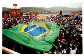 Ato contra a ALCA Grito dos Excluídos (São Paulo (Estado), 07 set. 2002) [fotografia] / Fotógrafo(a) : Douglas Mansur. -- Ref.: BR-SPMST_MST-SN-CIN_AMP_000400-002295-AMT.