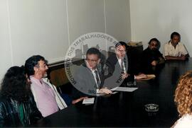 Embaixada brasileira no julgamento de José Rainha (Argentina, 1999) [fotografia] / Fotógrafo(a) : Carlos Calvo. -- Ref.: BR-SPMST_MST-SN-CIN_AMP_001091-008816-RIT.