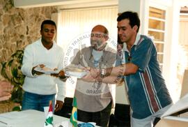 Encontro de estudantes da secretaria nacional com EDUCAFRO (São Paulo (Estado), abr. 2002) [fotografia] / Fotógrafo(a) : Leticia Barqueta. -- Ref.: BR-SPMST_MST-SN-CIN_AMP_000673-003821-ARV.