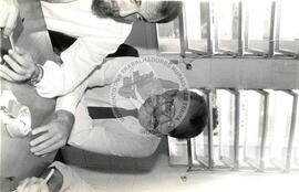 Marcos Lins [Ministério da Reforma e Desenvolvimento Agrário, Chefe de Gabinete] (Brasil, 28 abr. 1986) [fotografia] / Fotógrafo(a) : Regina Vilela. -- Ref.: BR-SPMST_MST-SN-CIN_AMP_001634-012470-PER.