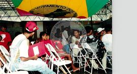 Encontro de Jovens do MST, na Ucicamp, 3o (Campinas-SP, 14 fev. 2001) [fotografia] / Fotógrafo(a) : Douglas Mansur ; João Zinclar. -- Ref.: BR-SPMST_MST-SN-CIN_AMP_000902-006686-ENJ.
