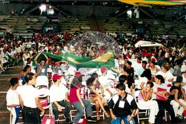 Encontro de Jovens do MST, na Ucicamp, 3o (Campinas-SP, 14 fev. 2001) [fotografia] / Fotógrafo(a) : Douglas Mansur ; João Zinclar. -- Ref.: BR-SPMST_MST-SN-CIN_AMP_000902-006672-ENJ.