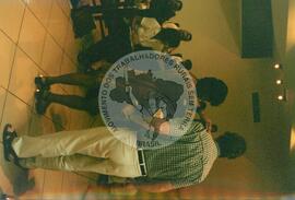 Márcia e Rosana em Encontro de Sistematização de Epxeriências (Nicarágua, 22 jun. 2002) [fotografia] / Fotógrafo(a) : Arquivo MST. -- Ref.: BR-SPMST_MST-SN-CIN_AMP_001053-008542-RIT.