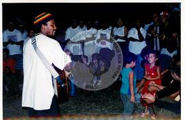 Encontro Estadual do Setor de Comunicação do MST – Centro de Capacitação Canudos no Assentamento "Quissamã" do MST (Sergipe, 07 dez. 2002) [fotografia] / Fotógrafo(a) : Leticia Barqueta. -- Ref.: BR-SPMST_MST-SN-CIN_AMP_001021-007920-ENC.