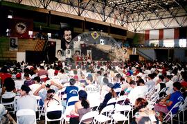 Encontro de Jovens do MST, na Ucicamp, 3o (Campinas-SP, 14 fev. 2001) [fotografia] / Fotógrafo(a) : Douglas Mansur. -- Ref.: BR-SPMST_MST-SN-CIN_AMP_000906-006872-ENJ.