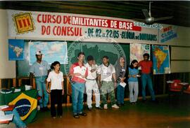 Curso de Militantes de Base do Conesul, 3o (Glória dos Dourados-MS, 02 a 05 mai.) [fotografia] / Fotógrafo(a) : Arquivo MST. -- Ref.: BR-SPMST_MST-SN-CIN_AMP_000862-005899-CUR.