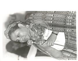 Rigoberta Menchu [Prêmio Nobel da Paz] (Mato Grosso do Sul, [sem data]) [fotografia] / Fotógrafo(a) : Arquivo MST. -- Ref.: BR-SPMST_MST-SN-CIN_AMP_001690-012682-PER.