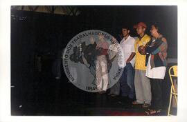 Encontro de Jovens do MST, na Ucicamp, 2o (Campinas-SP, 18 fev. 2000) [fotografia] / Fotógrafo(a) : Milene Medeiros. -- Ref.: BR-SPMST_MST-SN-CIN_AMP_000899-006427-ENJ.