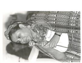 Rigoberta Menchu [Prêmio Nobel da Paz] (Mato Grosso do Sul, [sem data]) [fotografia] / Fotógrafo(a) : Arquivo MST. -- Ref.: BR-SPMST_MST-SN-CIN_AMP_001690-012680-PER.