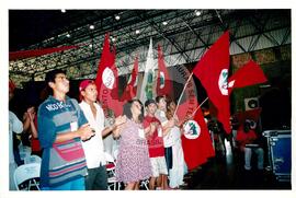 Encontro de Jovens do MST, na Ucicamp, 3o (Campinas-SP, 14 fev. 2001) [fotografia] / Fotógrafo(a) : Douglas Mansur. -- Ref.: BR-SPMST_MST-SN-CIN_AMP_000906-006863-ENJ.