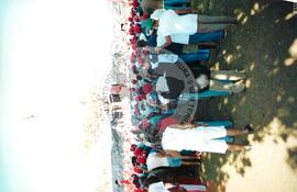Mobilização em Brasília durante a Jornada Nacional "Acampamento Nacional Eldorado dos Carajás" (Brasília-DF, 03 set. 2001) [fotografia] / Fotógrafo(a) : Gildo Aguiar. -- Ref.: BR-SPMST_MST-SN-CIN_AMP_001918-014419-SJM.