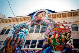 Painel Sede de Mulheres (São Francisco (EUA), [sem data]) [fotografia] / Fotógrafo(a) : Arquivo MST. -- Ref.: BR-SPMST_MST-SN-CIN_AMP_001062-008608-RIT.