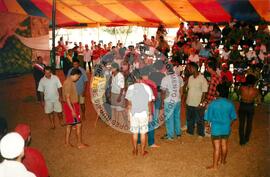 Mobilização em Brasília durante a Jornada Nacional "Acampamento Nacional Eldorado dos Carajás" (Brasília-DF, 03 set. 2001) [fotografia] / Fotógrafo(a) : Gildo Aguiar. -- Ref.: BR-SPMST_MST-SN-CIN_AMP_001918-014390-SJM.