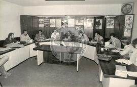 Depoimento na Comissão de Direitos Humanos na Assembléia Legislativa (Porto Alegre-RS, 1984) [fotografia] / Fotógrafo(a) : Arquivo MST. -- Ref.: BR-SPMST_MST-SN-CIN_AMP_000660-003694-ARV.