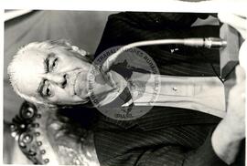 Jânio Quadros (Brasil, 21 out. 1988) [fotografia] / Fotógrafo(a) : Arquivo MST. -- Ref.: BR-SPMST_MST-SN-CIN_AMP_001571-012115-PER.